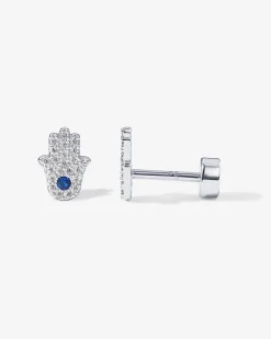 PAVOI Flat Backs|Studs-Tiny Hamsa Screw Back Stud