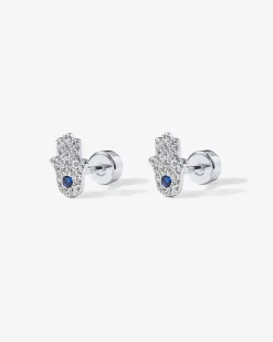 PAVOI Flat Backs|Studs-Tiny Hamsa Screw Back Stud