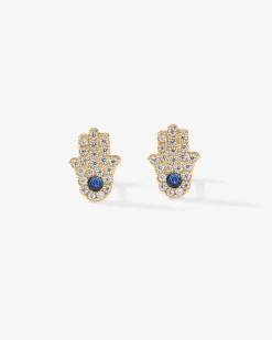 PAVOI Flat Backs|Studs-Tiny Hamsa Screw Back Stud