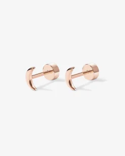 PAVOI Flat Backs|Studs-Tiny Moon Screw Back Studs
