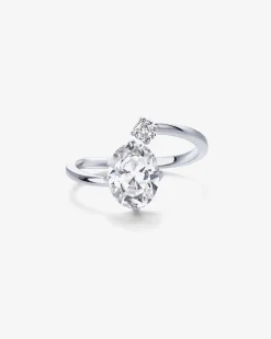 PAVOI Engagement-Toi Et Moi Oval Ring