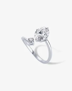 PAVOI Engagement-Toi Et Moi Oval Ring