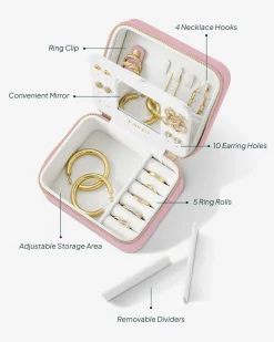 PAVOI Jewelry Box-Travel Jewelry Box