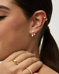 PAVOI Statement-Tri Earring Jacket