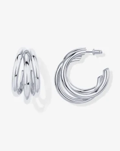 PAVOI Hoops-Triple Multi Hoop Earrings