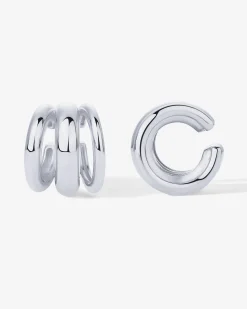 PAVOI Statement|Cuffs-Triple Ring Ear Cuffs