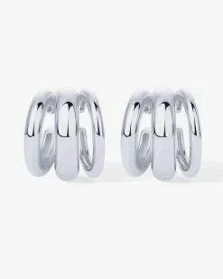 PAVOI Statement|Cuffs-Triple Ring Ear Cuffs
