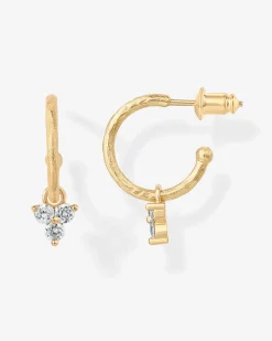 PAVOI Dangle & Threader|Hoops-Trois Hoops