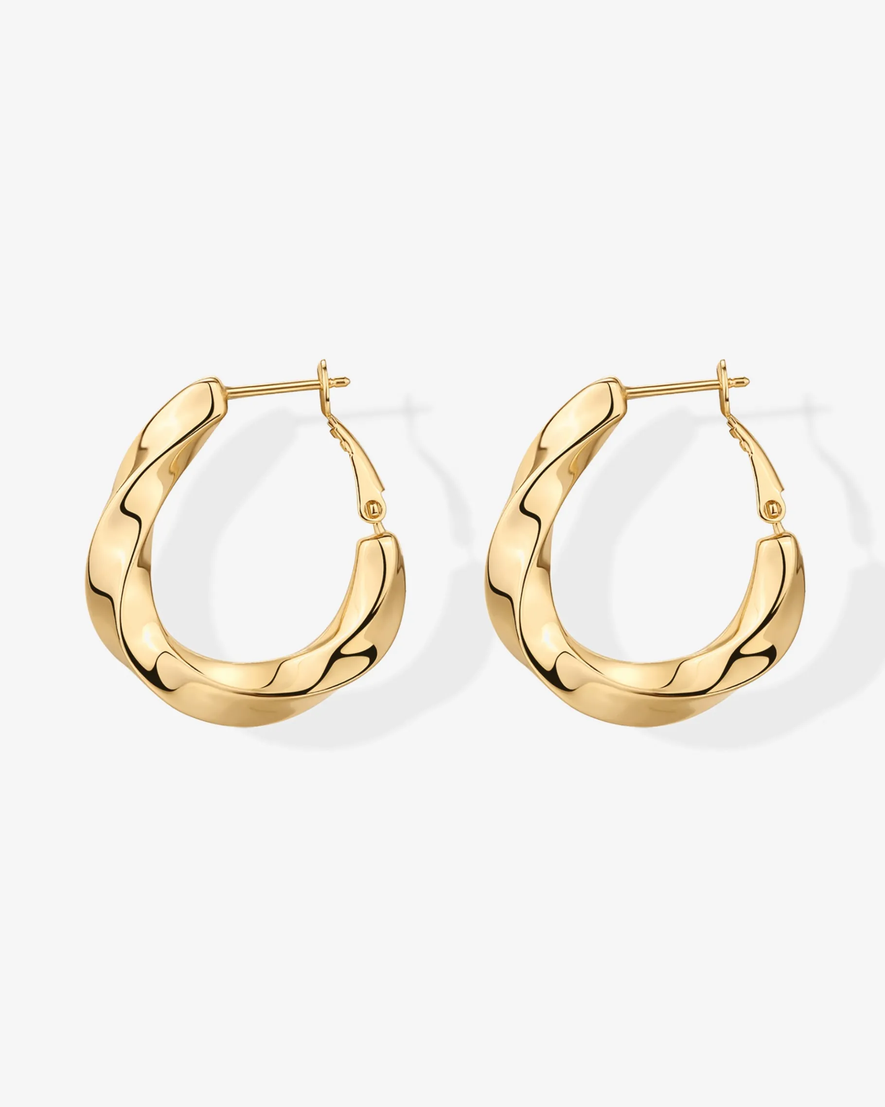 PAVOI Hoops-Twisted Chunky Huggies