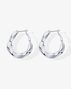 PAVOI Hoops-Twisted Chunky Huggies