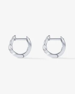 PAVOI Huggies-Twisted Cubic Zirconia Huggies