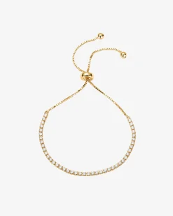 PAVOI Vermeil Bracelets-Vermeil Adjustable Tennis Bracelet