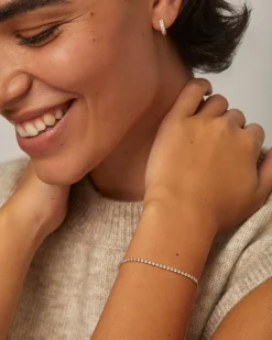 PAVOI Vermeil Bracelets-Vermeil Adjustable Tennis Bracelet