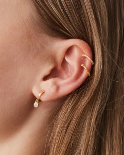 PAVOI Vermeil Earrings-Vermeil Amelia Ear Cuffs