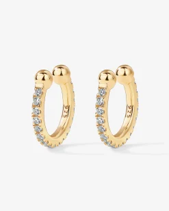 PAVOI Vermeil Earrings-Vermeil Amelia Ear Cuffs