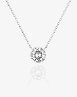 PAVOI Vermeil Necklaces-Vermeil Bezel Necklace