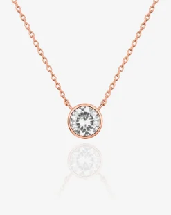 PAVOI Vermeil Necklaces-Vermeil Bezel Necklace