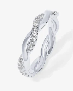 PAVOI Vermeil Rings-Vermeil Braided Eternity Band