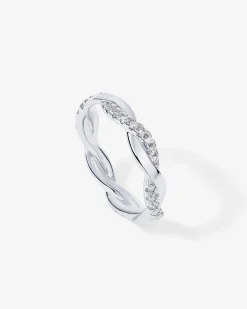 PAVOI Vermeil Rings-Vermeil Braided Eternity Band