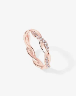PAVOI Vermeil Rings-Vermeil Braided Eternity Band