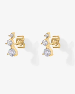 PAVOI Vermeil Earrings-Vermeil Constellation Ear Crawlers