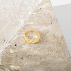 PAVOI Vermeil Rings-Vermeil Croissant Ring