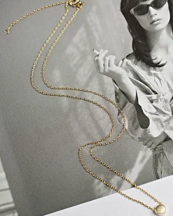 PAVOI Vermeil Necklaces-Vermeil Disc Necklace