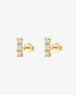 PAVOI Vermeil Earrings-Vermeil Eva Studs