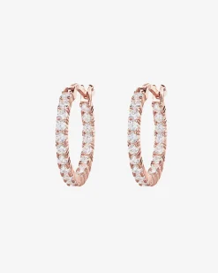 PAVOI Vermeil Earrings-Vermeil Inside-Out Hoops
