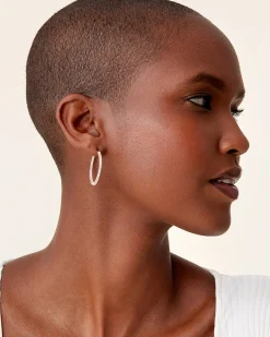 PAVOI Vermeil Earrings-Vermeil Inside-Out Hoops