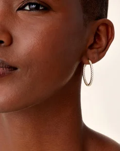 PAVOI Vermeil Earrings-Vermeil Inside-Out Hoops