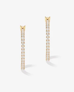 PAVOI Vermeil Earrings-Vermeil Inside-Out Hoops