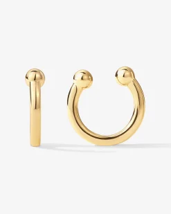 PAVOI Vermeil Earrings-Vermeil Jane Ear Cuffs