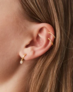 PAVOI Vermeil Earrings-Vermeil Jane Ear Cuffs