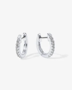 PAVOI Vermeil Earrings-Vermeil Josephine Huggies