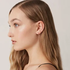 PAVOI Vermeil Earrings-Vermeil Josephine Huggies