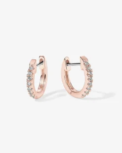 PAVOI Vermeil Earrings-Vermeil Josephine Huggies