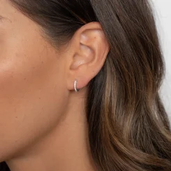 PAVOI Vermeil Earrings-Vermeil Josephine Huggies