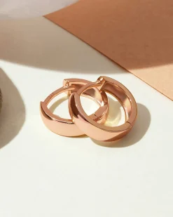 PAVOI Vermeil Earrings-Vermeil Kimbra Huggies
