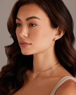 PAVOI Vermeil Earrings-Vermeil Kimbra Huggies