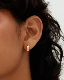 PAVOI Vermeil Earrings-Vermeil Kimbra Huggies