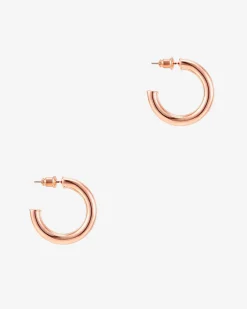 PAVOI Vermeil Earrings-Vermeil Lightweight Hoop (3.5mm)
