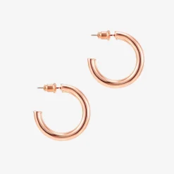 PAVOI Vermeil Earrings-Vermeil Lightweight Hoop (3.5mm)
