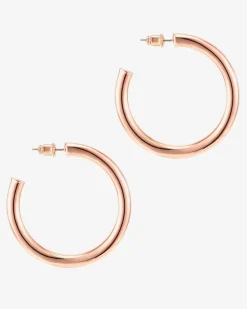 PAVOI Vermeil Earrings-Vermeil Lightweight Hoop (3.5mm)