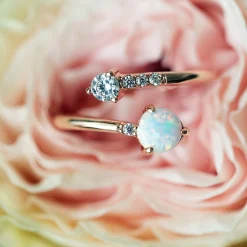 PAVOI Vermeil Rings-Vermeil Luna Ring