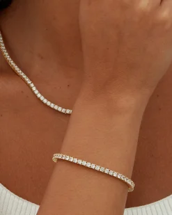PAVOI Vermeil Bracelets-Vermeil Medium Tennis Bracelet