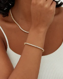 PAVOI Vermeil Bracelets-Vermeil Medium Tennis Bracelet