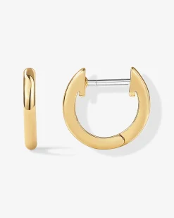 PAVOI Vermeil Earrings-Vermeil Mini Huggies