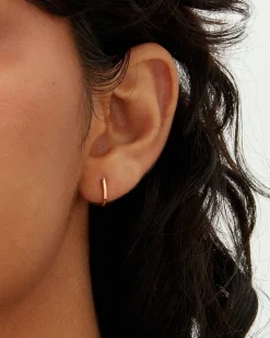PAVOI Vermeil Earrings-Vermeil Mini Huggies