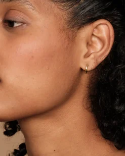 PAVOI Vermeil Earrings-Vermeil Mini Huggies